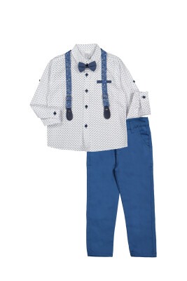 2-piece Set with Plus Printed 1-4Y Terry 1036-6261 Indigo