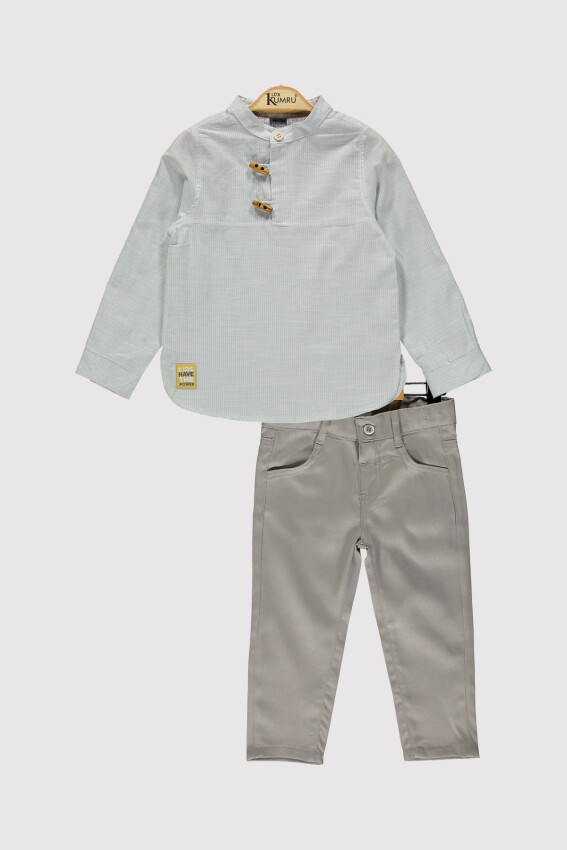 Boy Buttoned Suit 2-5Y Kumru Bebe 1075-4385 - 3