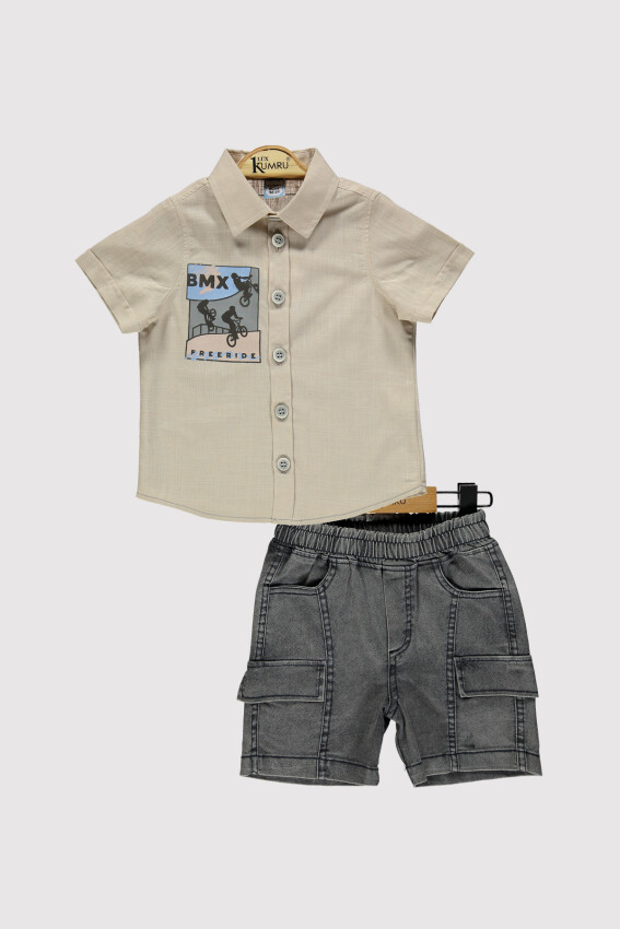 Boy Printed Suit 2-5Y Kumru Bebe 1075-4279 - 3