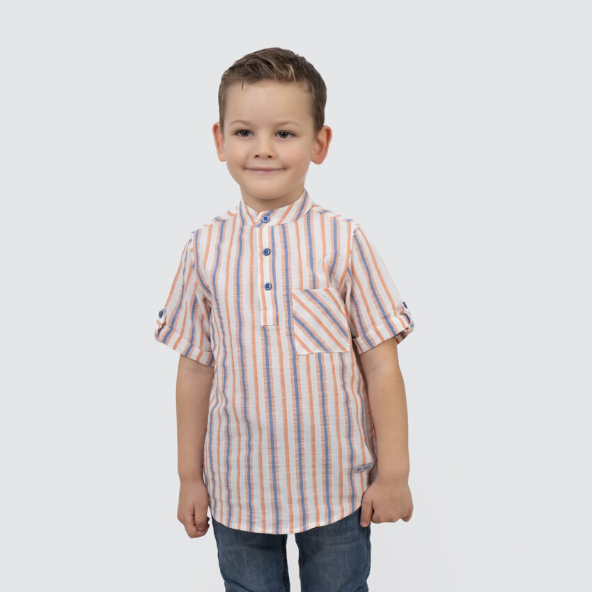 Boy Striped Shirt 6-9Y Timo 1018-TE5DÜ202242503 - 3