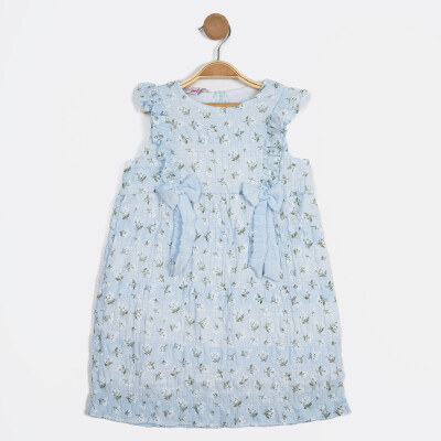 Crepe Bow Dress 6-24M Timo 1018-TK5DÜ202241761 - 1