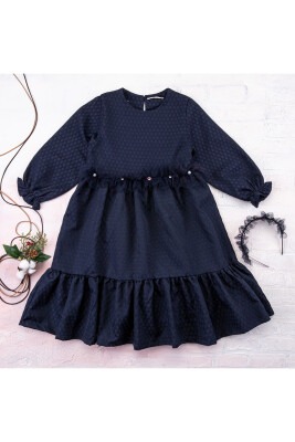 Feraye Dress Büşra Bebe 1016-212038 Navy 