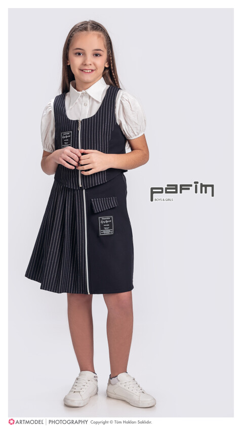 Girl 3-Piece Skirt Set 7-10Y Pafim 2041-2025Y1002 - 3