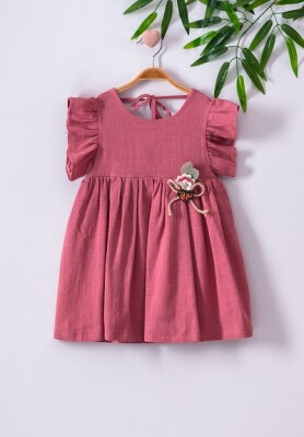 Girl Dress with Back Detailed 3-6Y Büşra Bebe 1016-221047 - 1