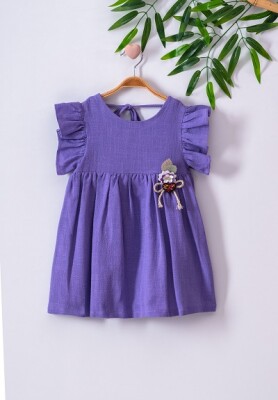 Girl Dress with Back Detailed 3-6Y Büşra Bebe 1016-221047 - Büşra Bebe (1)