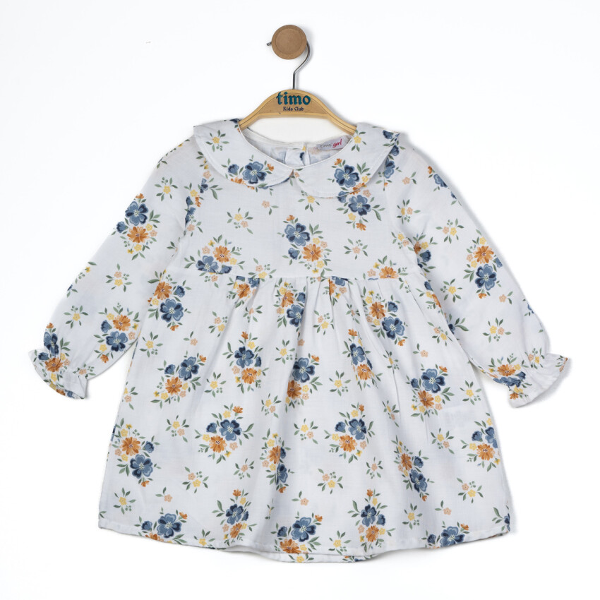 Girl Floral Dress 6-9Y Timo 1018-TK5DÜ042243833 - 1