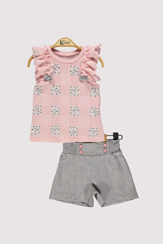 Girl Shorts Set 2-5Y Kumru Bebe 1075-4253 - 1