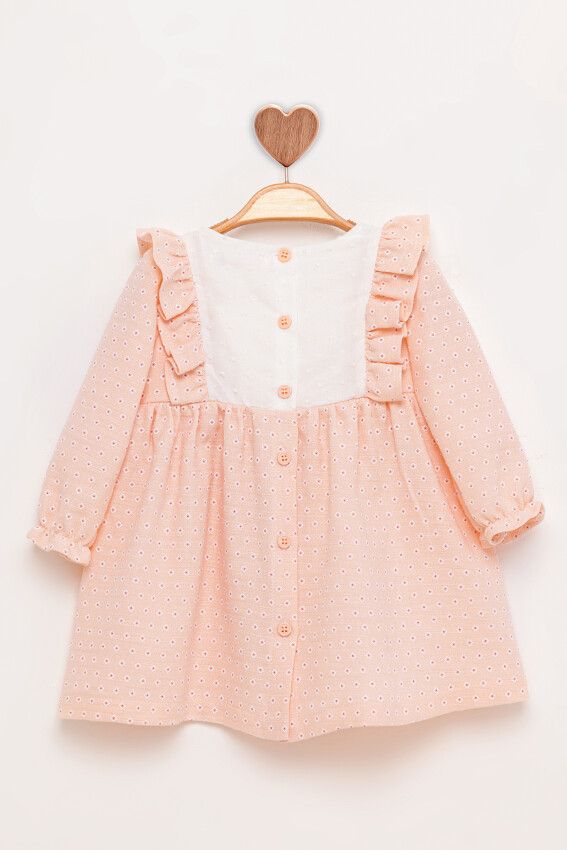 Long Sleeve Kids Dress 1-4Y BabyRose 1002-4841 - 2