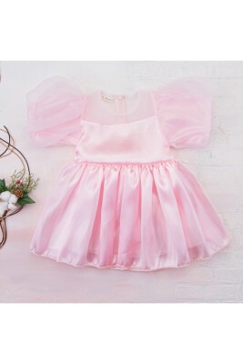 Organza Bow Dress Büşra Bebe 1016-212034 - 3