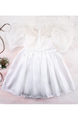 Organza Bow Dress Büşra Bebe 1016-212035 - Büşra Bebe (1)