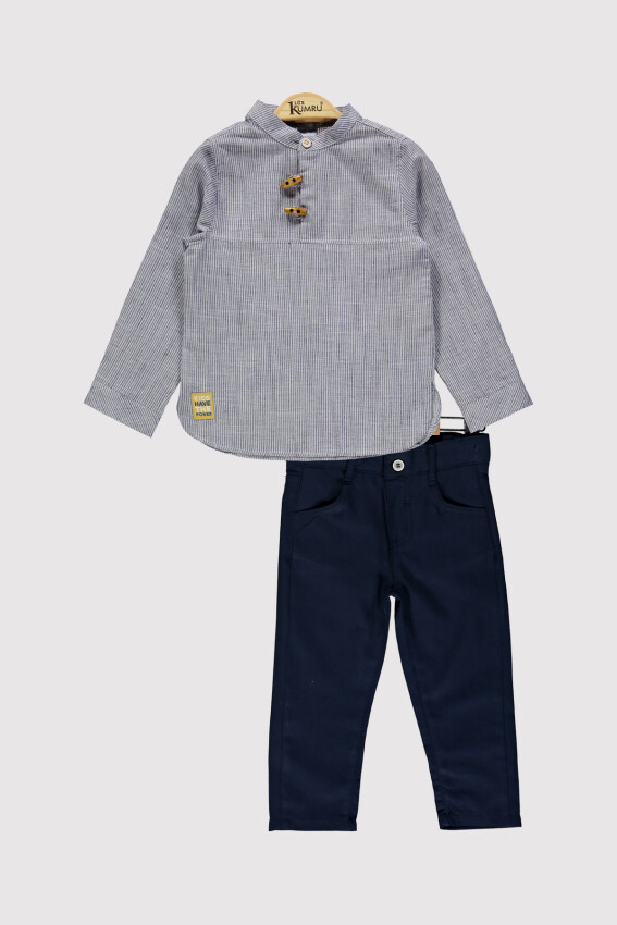 Boy Buttoned Suit 2-5Y Kumru Bebe 1075-4385 - 4