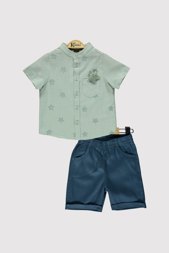 Boy Star Printed Set 2-5Y Kumru Bebe 1075-4282 - 6