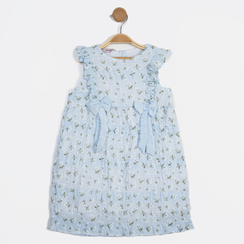 Crepe Bow Dress 2-5Y Timo 1018-TK5DÜ202241762 - 1