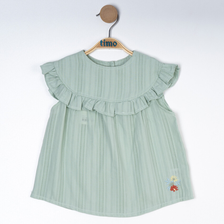 Girl Embroidered Blouse 2-5Y Timo 1018-TK5DÜ202243622 - 3