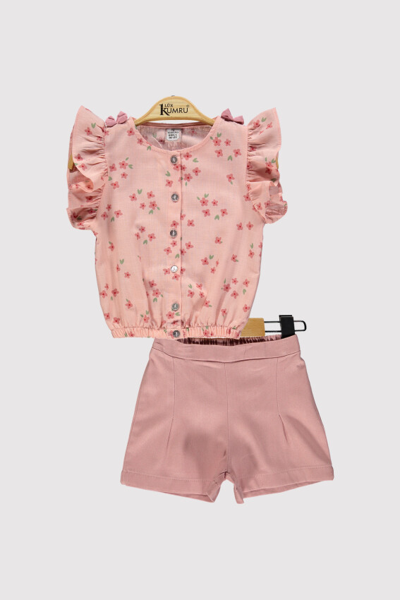 Girl Shirt Daisy Set 2-5Y Kumru Bebe 1075-4294 - 4