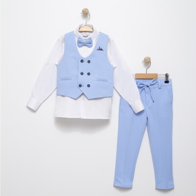 Jogger Model Full Set 6-9Y Terry 1036-5586 Голубой 