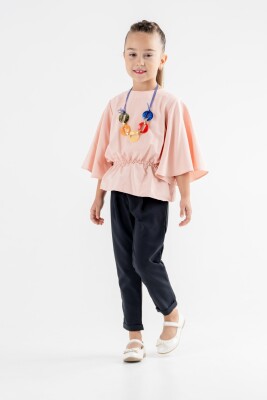 Wholesale 2-Piece Girls Blouse and Pants Set 3-7Y Moda Mira 1080-7042 - Moda Mira