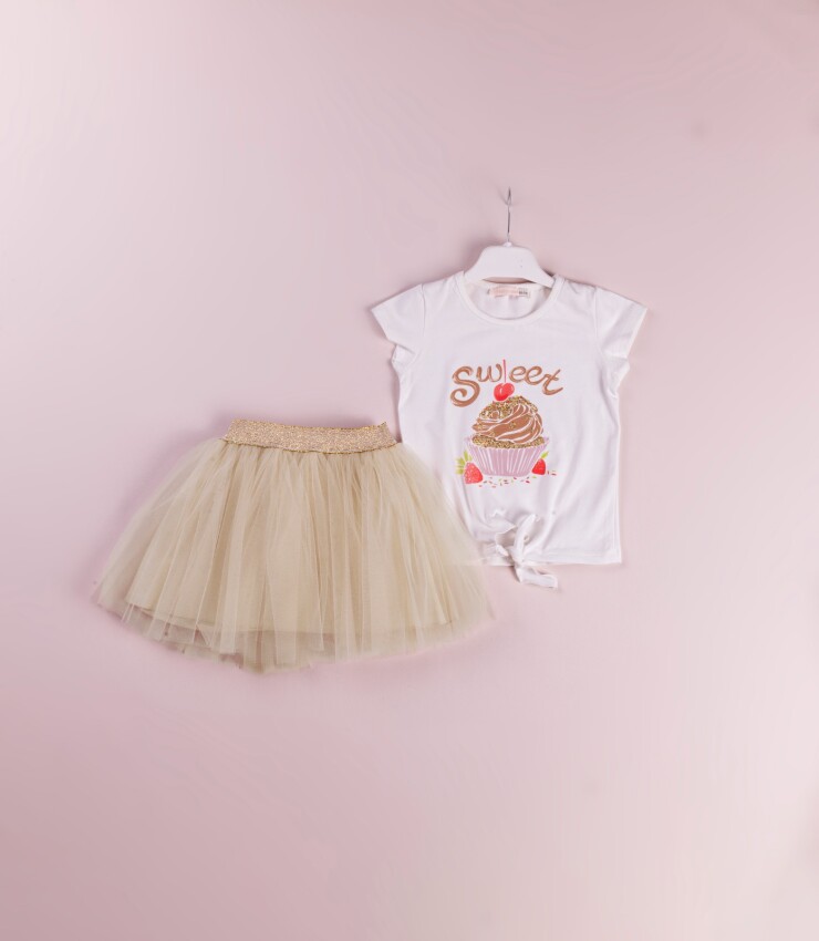 Wholesale 2-Piece Girls Skirt and T-shirt 1-4Y BabyRose 1002-4145 - 6