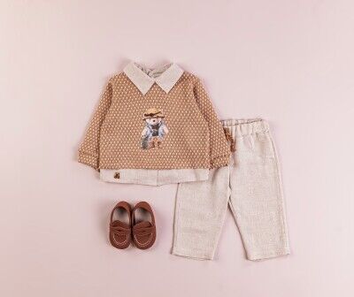 Wholesale Baby Boys 2-Piece Sweater and Pants Set 3-12M BabyRose 1002-4356 - Babyrose (1)