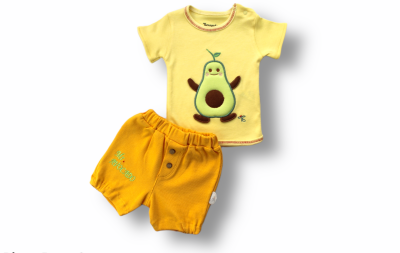 Wholesale Baby Boys 2-Piece T-shirt and Shorts set 3-18M Tomuycuk 1074-75508 - Tomuycuk (1)