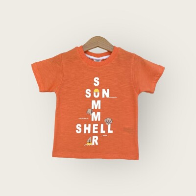 Wholesale Baby Boys T-shirt 1-4Y Algiy Mini 2047-3562 - Algiy Mini