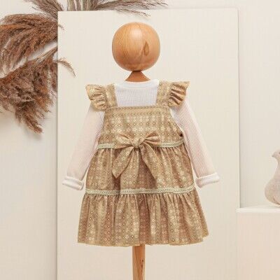 Wholesale Baby Girls 2-Piece Blouse and Dress Set 6-18M Babymuz 2009-5066 - Babymuz (1)