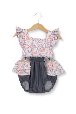 Wholesale Baby Girls Rompers 6-24M Boncuk Bebe 1006-6110 - Boncuk Bebe