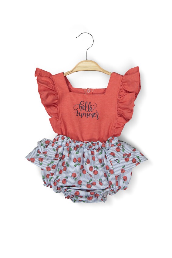 Wholesale Baby Girls Rompers 6-24M Boncuk Bebe 1006-6113 - 2