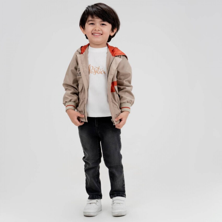 Wholesale Boy 3 Pieces Coat Trousers Set Suit 5-8Y Cool Exclusive 2036-25138 - 1