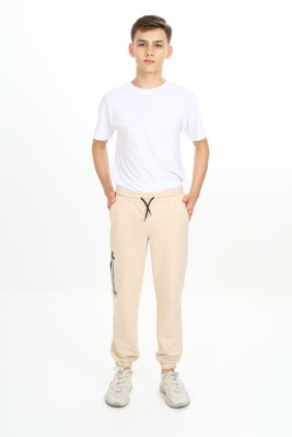 Wholesale Boys' Basic Sweatpants 11-14Y Nickel 2060-20096-3 - 5