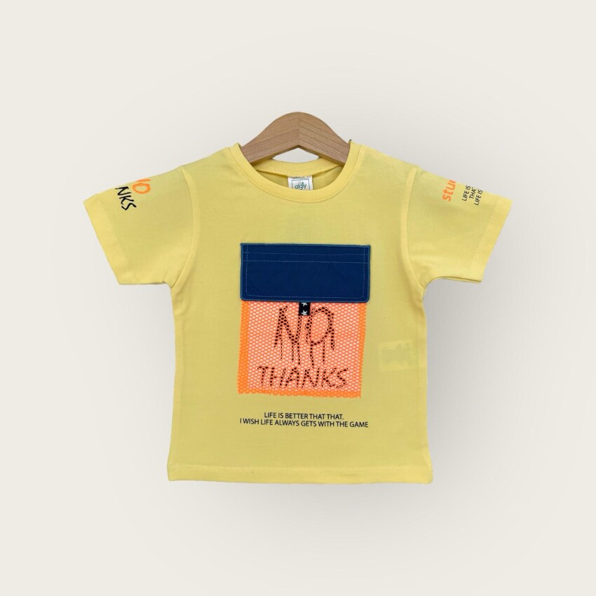 Wholesale Boys T-shirt 1-4Y Algiy Mini 2047-3361 - 2