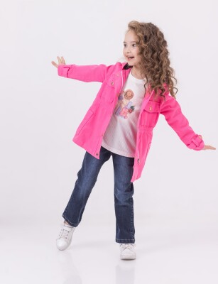 Wholesale Girls 3-Pieces Jacket, T-shirt and Pants Set 2-6Y Miss Lore 1055-5602 - Miss Lore