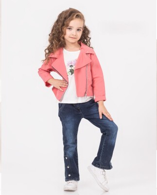 Wholesale Girls 3-Pieces Jacket, T-shirt and Pants Set 2-6Y Miss Lore 1055-5613 - Miss Lore