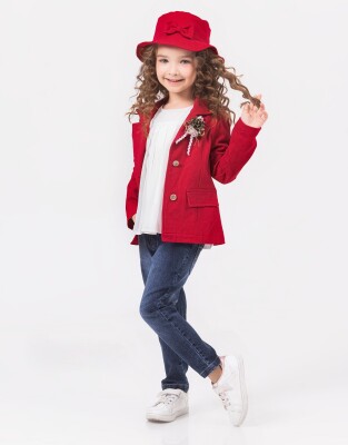 Wholesale Girls 4-Piece Jacket, Badi, Hat and Pants Set 2-6Y Miss Lore 1055-5608 - Miss Lore