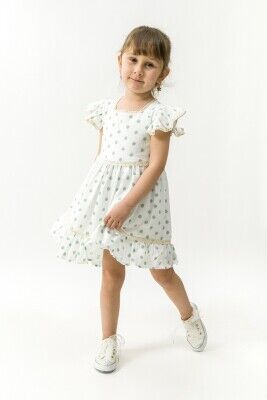 Wholesale Girls Dress 2-5Y Wecan 1022-23307 - Wecan (1)