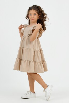 Wholesale Girls Dress 3-8Y Boys&Girls 1081-0025 Бежевый 