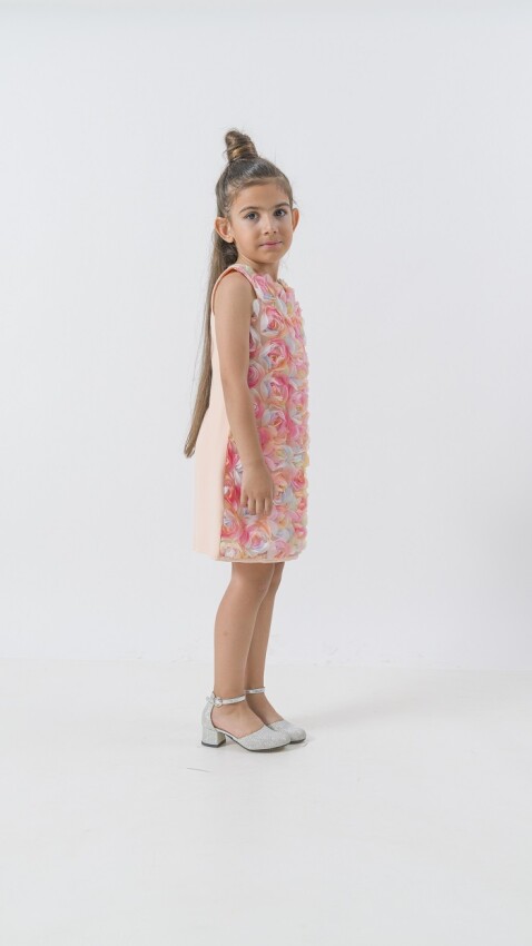 Wholesale Girls Dress 6-12Y Wecan 1022-24324 - 3