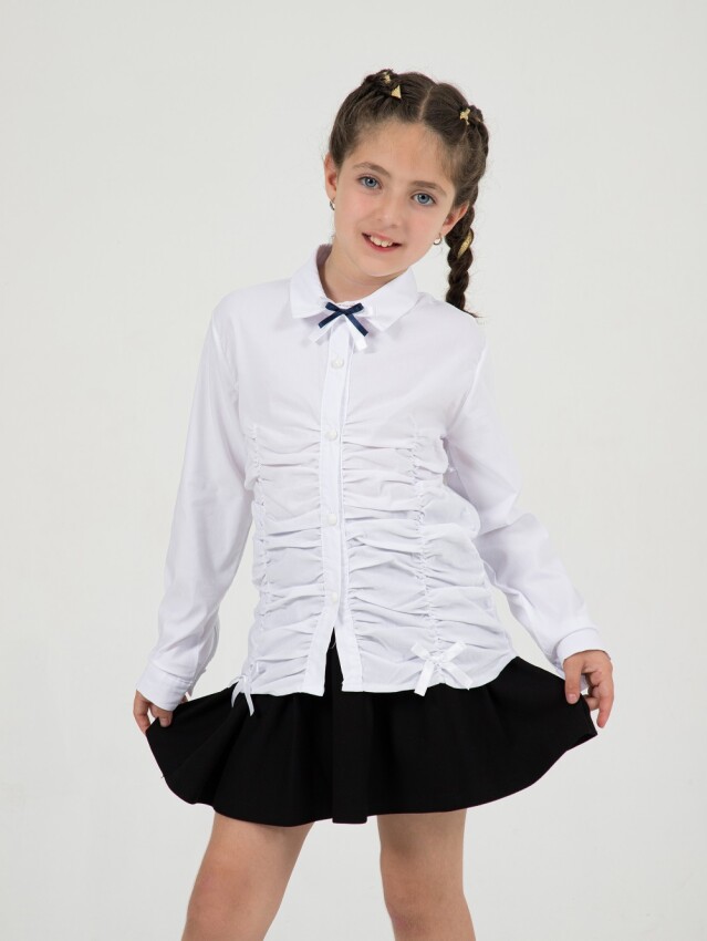 Wholesale Girls Fromal Shirt 11-14Y Büşra Bebe 1016-24216 - 1