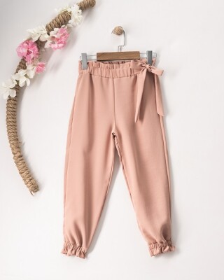 Wholesale Girls Pants 7-10Y Büşra Bebe 1016-23130 Пудра