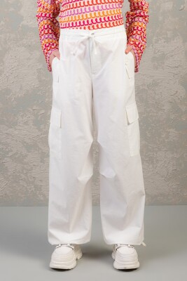 Wholesale Girls Pants 9-14Y DMB Boys&Girls 1081-0156 Экрю