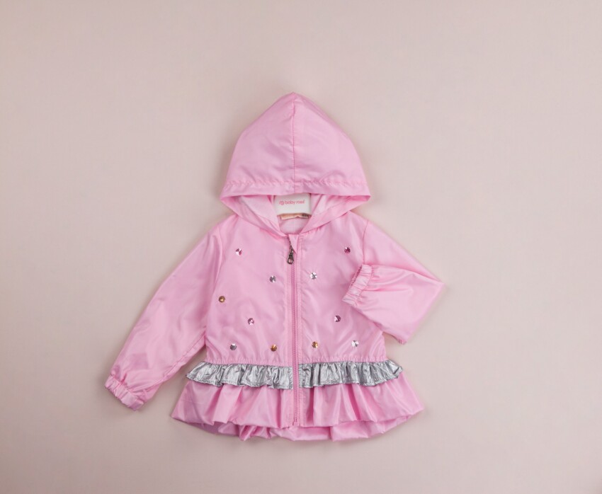 Wholesale Girls Raincoat with Hooded 1-4Y BabyRose 1002-8421 - 3