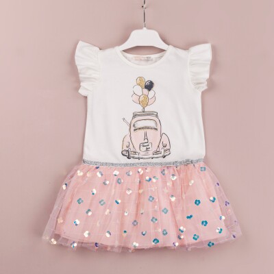 Wholesale Girls Tulle Dress 1-4Y BabyRose 1002-4140 - 2