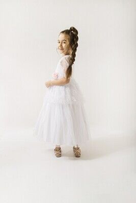 Wholesale Girls Tulle Dress 2-5Y Wecan 1022-23093 - Wecan