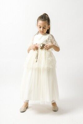 Wholesale Girls Tulle Dress 6-9Y Wecan 1022-23094 - Wecan (1)