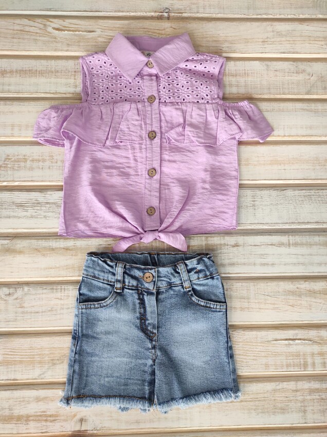 Set With Shorts Büşra Bebe 1016-211048 - 3