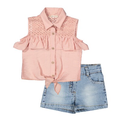 Set With Shorts Büşra Bebe 1016-211048 - 1