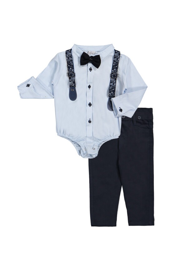 Çıtçıtlı Oxford Takım 6-24M Terry 1036-7101 - 1