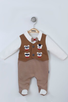 Toptan Bebek Ayıcıklı Tulum 0-9M Lummy Baby 2010-1482 - Lummy Baby