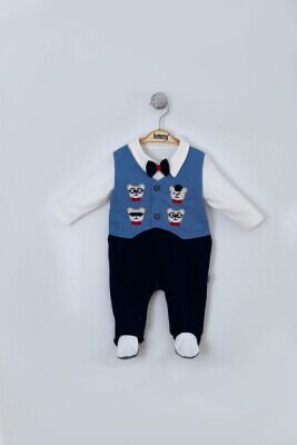 Toptan Bebek Ayıcıklı Tulum 0-9M Lummy Baby 2010-1482 - Lummy Baby (1)