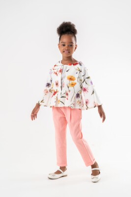 Wholesale 2-Piece Girls Blouse and Pants 8-12Y Moda Mira 1080-7103 - Moda Mira